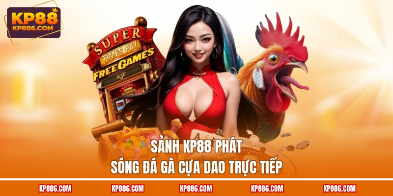 Sảnh KP88 phát sóng đá gà cựa dao trực tiếp