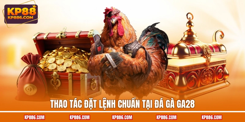 Thao tác đặt lệnh chuẩn tại Đá gà GA28
